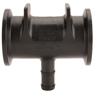 BANJO FITTINGS M200THB075 Hose Shank, 2 Inch Manifold Tee X 3/4 Inch Size | CD6UNE