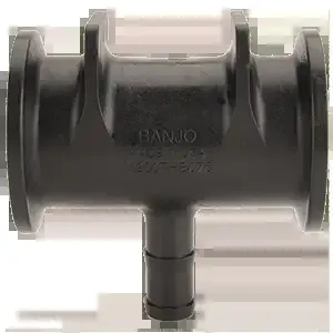 BANJO FITTINGS M200THB075 Hose Shank, 2 Inch Manifold Tee X 3/4 Inch Size | CD6UNE