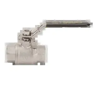 BANJO FITTINGS VSS050 Full Port Ball Valve, 1/2 Inch, Stainless Steel | BW9MPL