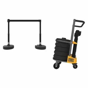 BANNER STAKES PL4000-B Plus Barricade System, Black, Black, Black | CN9DHW 53XV74