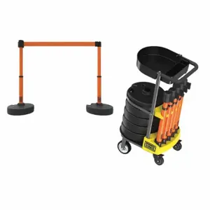 BANNER STAKES PL4000-OT Plus Barricade System, Orange, Orange, Black | CN9DHZ 53XV77