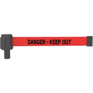 BANNER STAKES PL4048 Plus Barrier System Head Danger-keep Out | AG2PGJ 31XG18