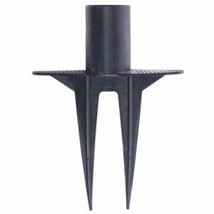 BANNER STAKES PL4081 PLUS Stake Removable Spike, Black | CN9DLE 48GR24