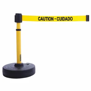 BANNER STAKES PL4084 PLUS Barrier System, Yellow, Caution - Cuidado | CN9DGL 45NC15