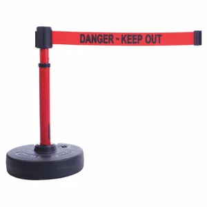 BANNER STAKES PL4094 PLUS Barrier System, Red, Danger - Keep Out | CN9DFL 45NC25