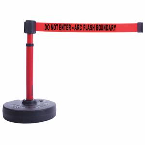 BANNER STAKES PL4097 PLUS Barrier System, Red, Do Not Enter - Arc Flash Boundary | CN9DFQ 45NC28