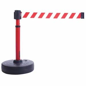 BANNER STAKES PL4098 PLUS Barrier System, Red With White Stripes | CN9DFH 45NC29