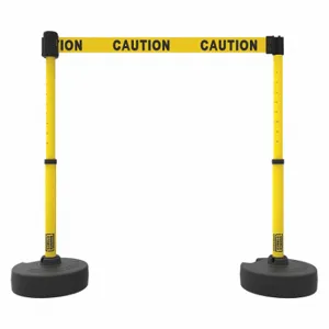 BANNER STAKES PL4282 PLUS Barrier System, Yellow, Caution | CN9DGH 53XV99