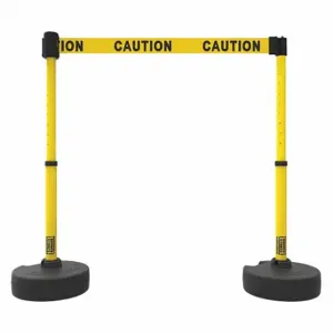 BANNER STAKES PL4283 PLUS Barrier System, Yellow, Caution | CN9DHD 53XW01