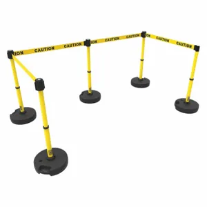 BANNER STAKES PL4583 PLUS Barrier System, Yellow, Caution | CN9DGK 53XW24