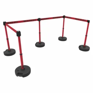 BANNER STAKES PL4596 PLUS Barrier System, Red, Danger High Volt Keep Out | CN9DFP 53XW37