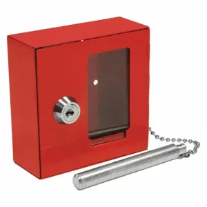 BARSKA AX11838 Key Box, Surface Mount, 1 Key Capacity, Key Hooks, 3 1/4 Inch Size Dp | CN9DQH 45CP15