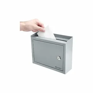 BARSKA CB12710 Multipurpose Drop Box, Wall, Single Key, 2 Key Capacity, Steel | CN9DMW 53JF41