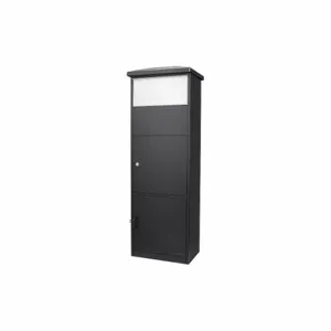 BARSKA CB13332 Mpb-600 Black Parcel Mail Drop Box, Bi | CN9DMC 69ZU91