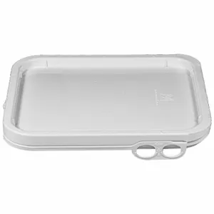 BASCO MML8005-SK Lid, Tear Tab Lid, White, Plastic, FDA Grade, 11 1/2 Inch Size L x 9 3/4 Inch Size W | CN9DRM 795N68