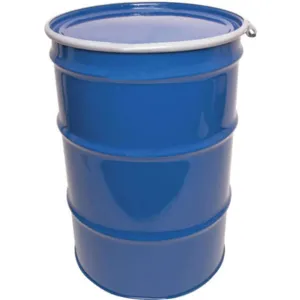 BASCO OH55-3R-MBLU Steel Drum Open Head 55 Gallon Blue | AB7QCE 23Y332