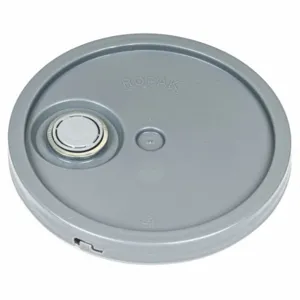 BASCO ROP2100CVR-F-TT-GRAY Plastic Pail Lid, Gray, 12-1/4 Inch Dia | CE9TGJ 55KY90