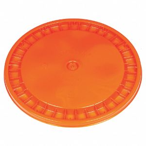 BASCO ROP2100CVR-SN-OR Eimerdeckel aus Kunststoff, Orange, 12-1/4 Zoll Durchmesser | CE9TGF 55KY94
