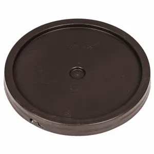 BASCO ROP2100CVR-TT-BR Plastic Pail Lid, Brown, 12-1/4 Inch Dia | CE9TGM 55KY95