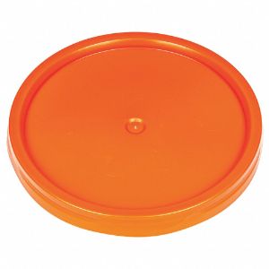 BASCO ROP2100CVR-TT-OR Eimerdeckel aus Kunststoff, Orange, 12-1/4 Zoll Durchmesser | CE9TGG 55KY97