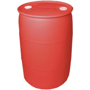 BASCO THO55R Poly Drum Closed Head 55 Gallon Red | AB7QCF 23Y333