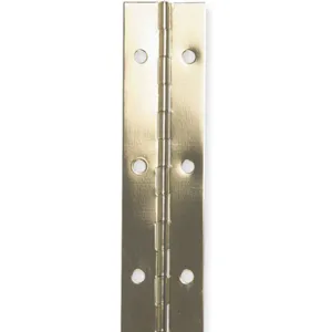 BATTALION 1CCG8 Piano Hinge Brass 4 Feet Length 2 Inch Width | AA9BXU