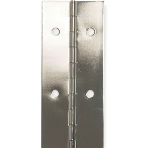 BATTALION 4PB13 Continuous Hinge Nickel 6 Feet Length 2 Inch Width | AD9BNU