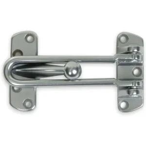 BATTALION 1HEX2 Door Guard Swinging Bar Satin Chrome | AA9XFP