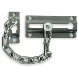 BATTALION 1HEX7 Chain Door Guard Slide Bar Satin Chrome | AA9XFT