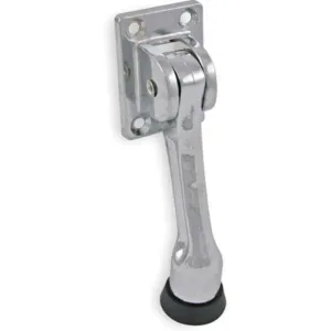 BATTALION 1XNK8 Lever Door Holder Chrome Zinc 4 inch | AB4FQK