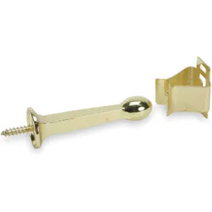 BATTALION 1XNK9 Automatic Door Holder Brass Ivory Wall | AB4FQL