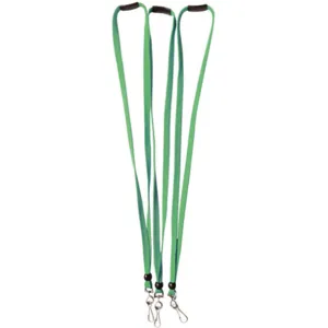 BATTALION 25DU65 Badge Lanyard Green - Pack Of 10 | AB8FHW