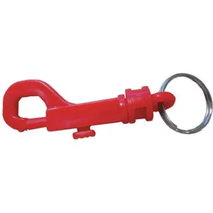 BATTALION 25PA13 Plastic Key Clip 2-5/8 Inch Red | AB8JUR