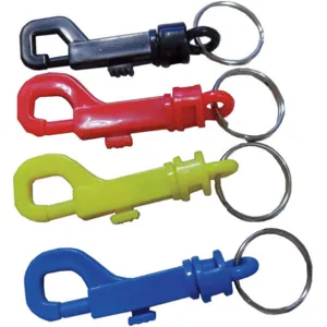 BATTALION 25PA22 Plastic Key Clip 2-5/8 Inch Blue - Pack Of 40 | AB8JVA