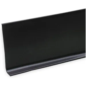 BATTALION 2RRW9 Wall Base Molding Black 720 Inch Length | AC3DHV