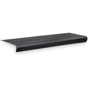 BATTALION 2RRX6 Residential Stair Tread Cover Black Vinyl | AC3DJA