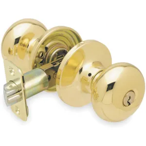 BATTALION 2VMW7 Light Duty Knob Lockset Flat Ball Entrance | AC3RCM 1TPU2