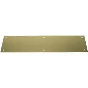 APPROVED VENDOR 70G.3 Push Plates Brass Grip 4 x 20 In | AC3CEQ 2RGP3