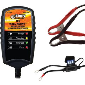 BATTERY DOCTOR 20063 Battery Charger and Maintainer, Wall Mount, 12V, 2A | CG9AHR