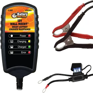 BATTERY DOCTOR 20063 Battery Charger and Maintainer, Wall Mount, 12V, 2A | CG9AHR