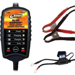 BATTERY DOCTOR 20067 Battery Charger and Maintainer, Rainproof, 6 to 12V, 2A | CG9AHT