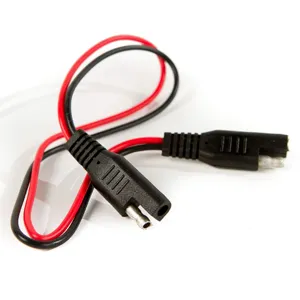 BATTERY DOCTOR 20079 Trailer Connector, 18 Awg, 16 Inch Wire, Red/Black | CG9AHZ