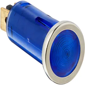 BATTERY DOCTOR 20541 Indicator Light, With 1/2 Inch Round Bezel, Blue | CG9ANT