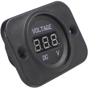 BATTERY DOCTOR 20600 Voltage Meter, With Face Plate, 6 to 30V | CG9APV