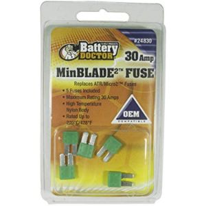 BATTERY DOCTOR 24830-7 Fuse, 30A, Green | CG9AYT