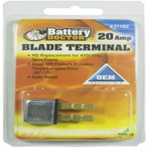 BATTERY DOCTOR 31182 Circuit Breaker, Blade Type, Auto Reset, 20A | CG9BEY