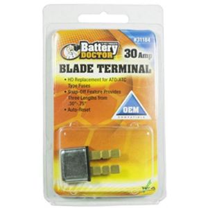 BATTERY DOCTOR 31184-7 Circuit Breaker, Blade Type, Auto Reset, 30A | CG9BFD