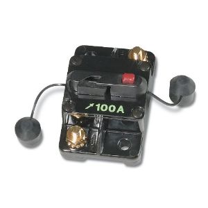 BATTERY DOCTOR 31202 Circuit Breakers, With Terminal Cover, Manual Reset, 100A | CG9BFG
