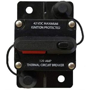 BATTERY DOCTOR 31203-7 Circuit Breakers, With Terminal Cover, Manual Reset, 120A | CG9BFJ