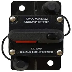 BATTERY DOCTOR 31203-7 Circuit Breakers, With Terminal Cover, Manual Reset, 120A | CG9BFJ